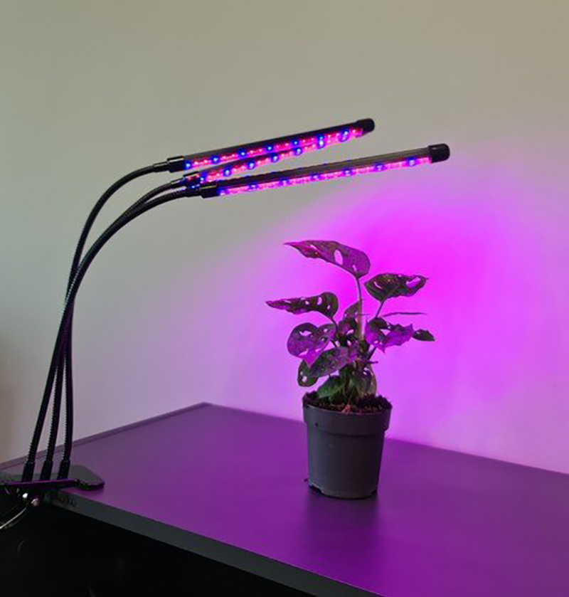 LED grow light - 3 voudig - Rood/blauw/paars - Met controller en timer LED grow light - 3 voudig - Rood/blauw/paars - Met controller en timer